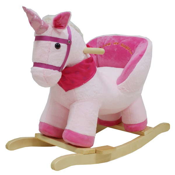Beleülős Bébi Hintapóni - unikornis (JR291P)