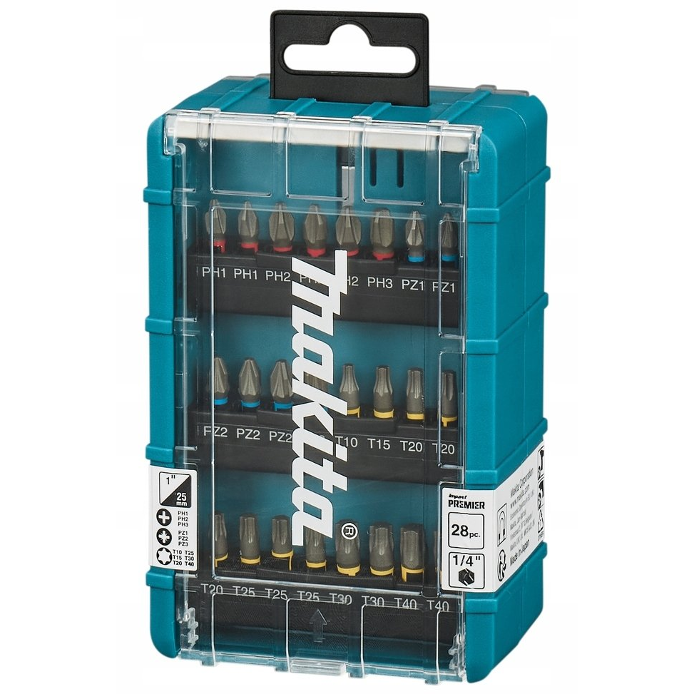 Makita E-25068 Bit készlet Kereszthornyú Phillips, Kereszthornyú Pozidriv, T profil (E-25068)