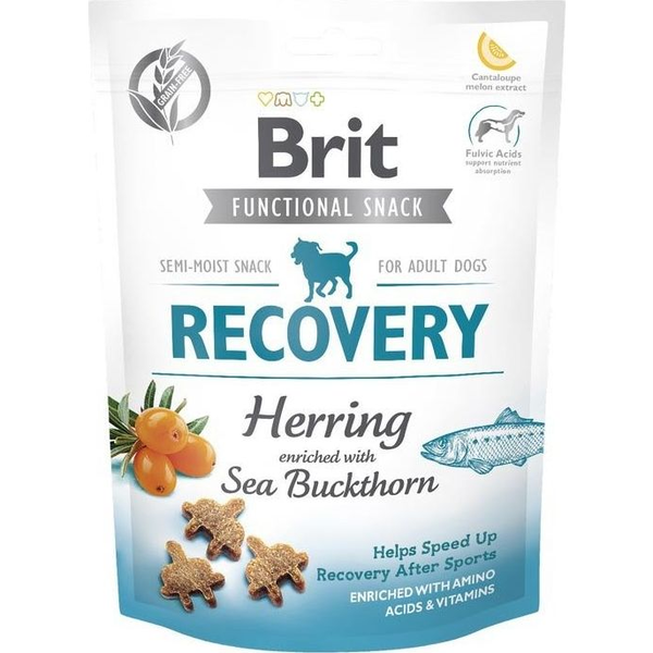 Brit Snack Dog Jutalomfalat 150 g Recovery Herring&Sea Buckthorn 111584