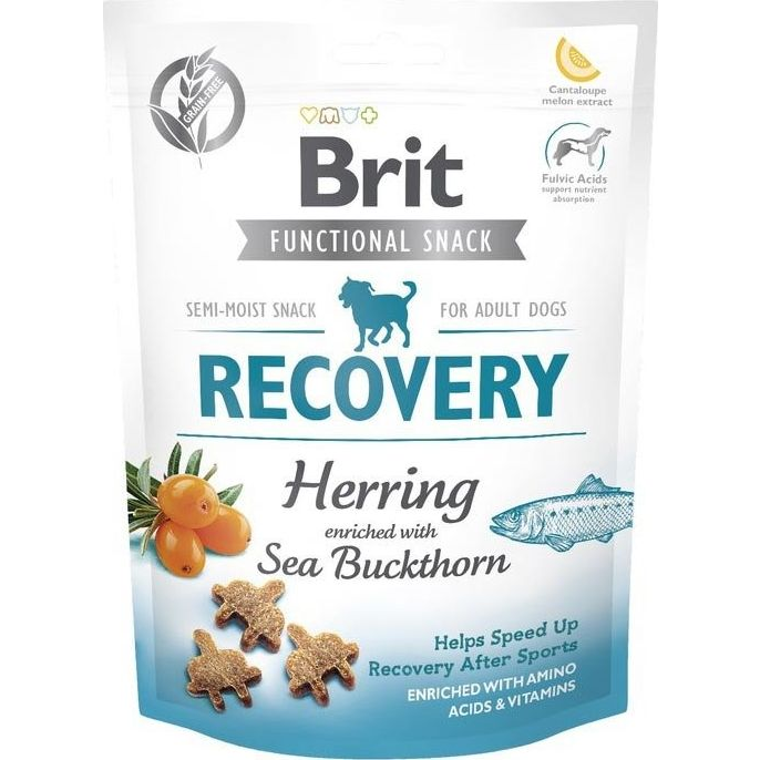 Brit Snack Dog Jutalomfalat 150 g Recovery Herring&Sea Buckthorn 111584 (18092-uniw)