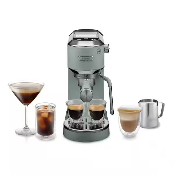 DeLonghi Dedica Duo manuális espresso kávéfőző zöld (EC890.GR)