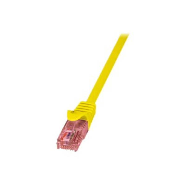 LogiLink RJ45 CAT6A S/FTP M/M adatkábel 1.5m AWG26 sárga