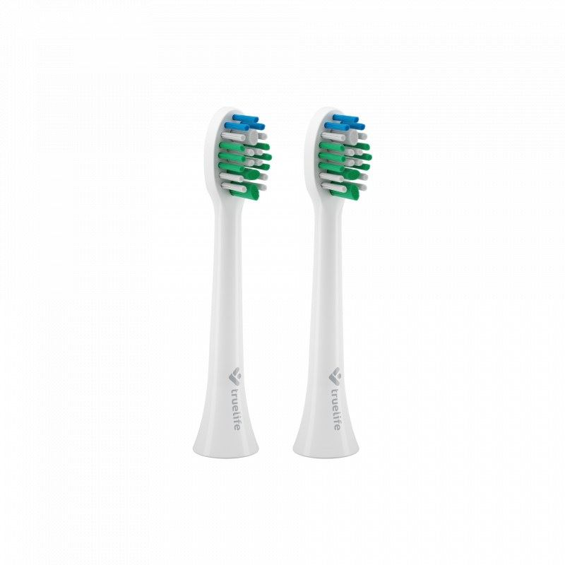 Set 2 capete periuta de dinti SonicBrush Compact, TrueLife, Alb