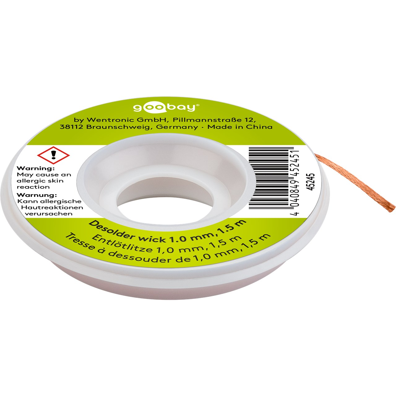 Goobay forrasztóhuzal 1.5m (45245)