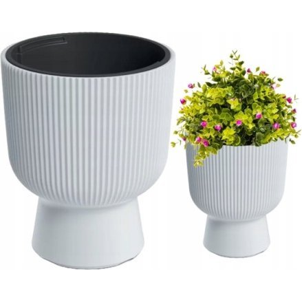 Virágcserép 239 x 305 Mm Fehér Milly Prosperplast DBMIG240-S449 (PPL574448/ALL)