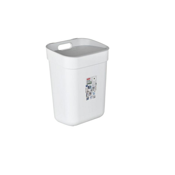 Curver READY TO COLLECT Mülleimer [10L], weiß 252106 Szemeteskuka Fehér 1 db
