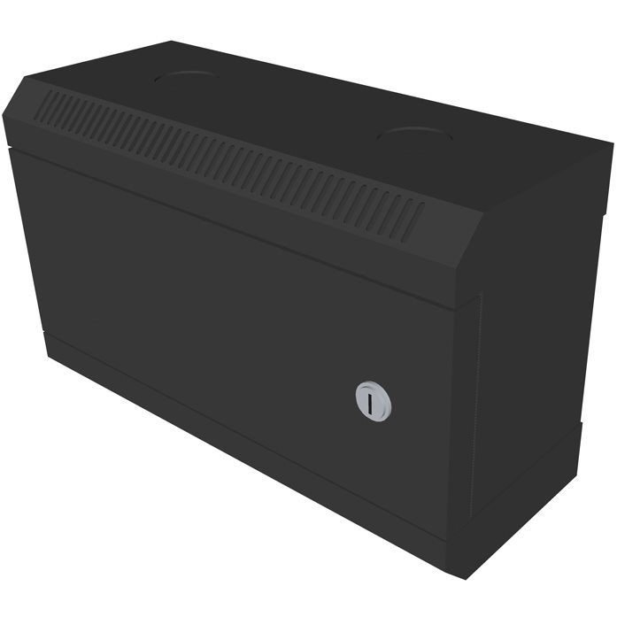 Datacom 10" 4U / 140mm, fémlemez, fekete (7045)
