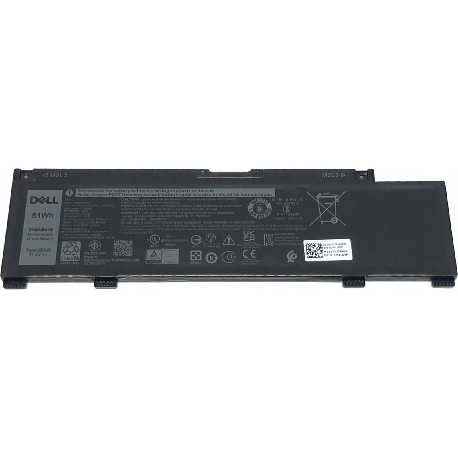 Origin Storage PN1VN újratölthető elem Lítium-ion (Li-ion) 4100 mAh 11,4 V (PN1VN)