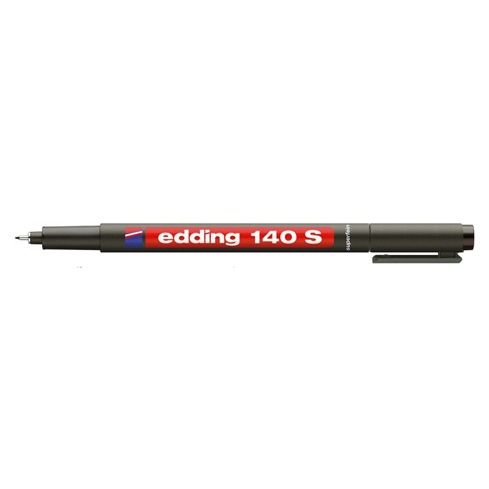 Edding 140 S 0,3mm Alkoholos marker - Fekete (7070047001)