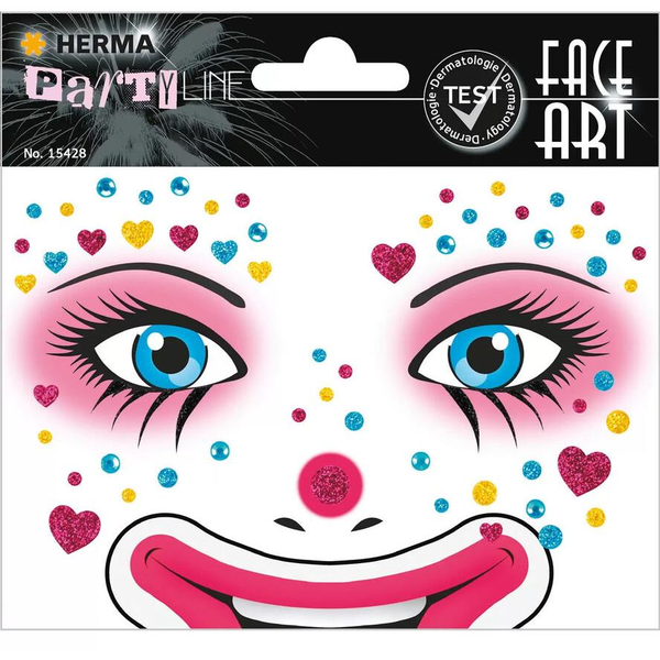 HERMA Face Art Sticker Clown Annie