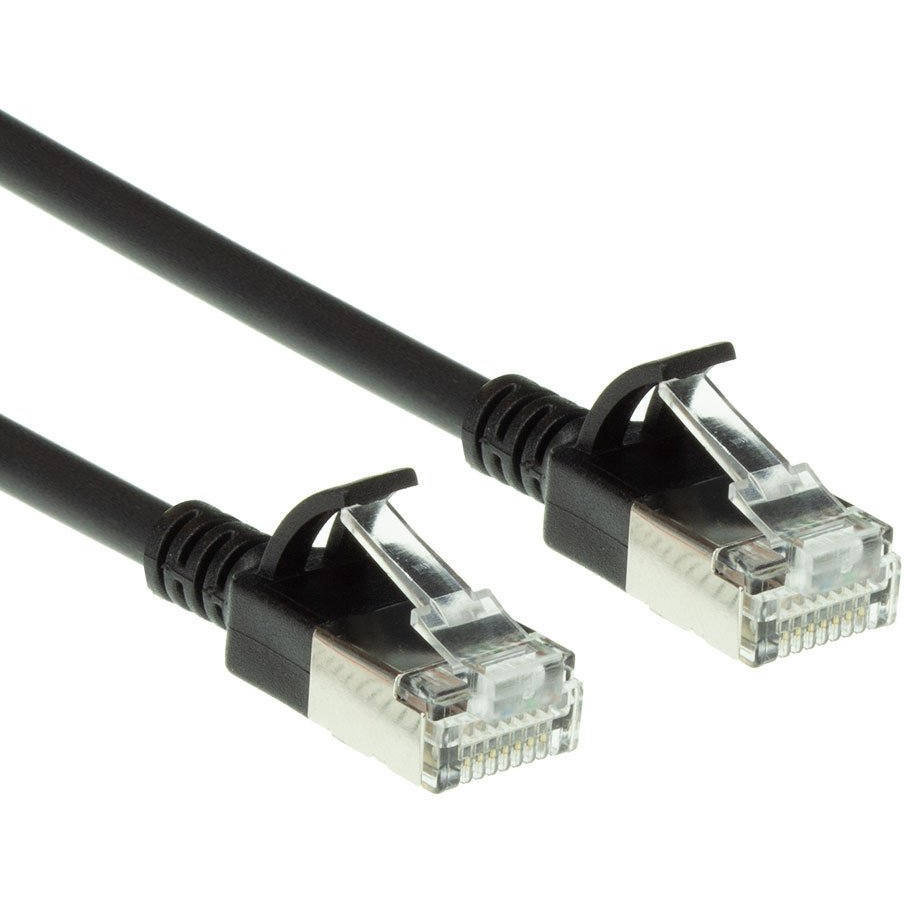 ACT CAT6A U-FTP Patch Cable 2m Black (DC7902)
