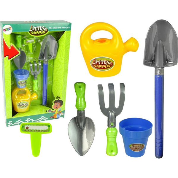 Kerti Készlet Vödör Kanál Öntözőkanna Cserép Ásó 10080