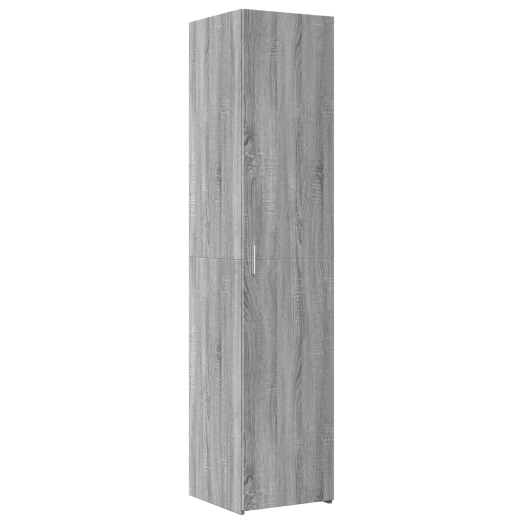 szürke sonoma színű szerelt fa magasszekrény 40 x 42,5 x 185 cm (3281404)