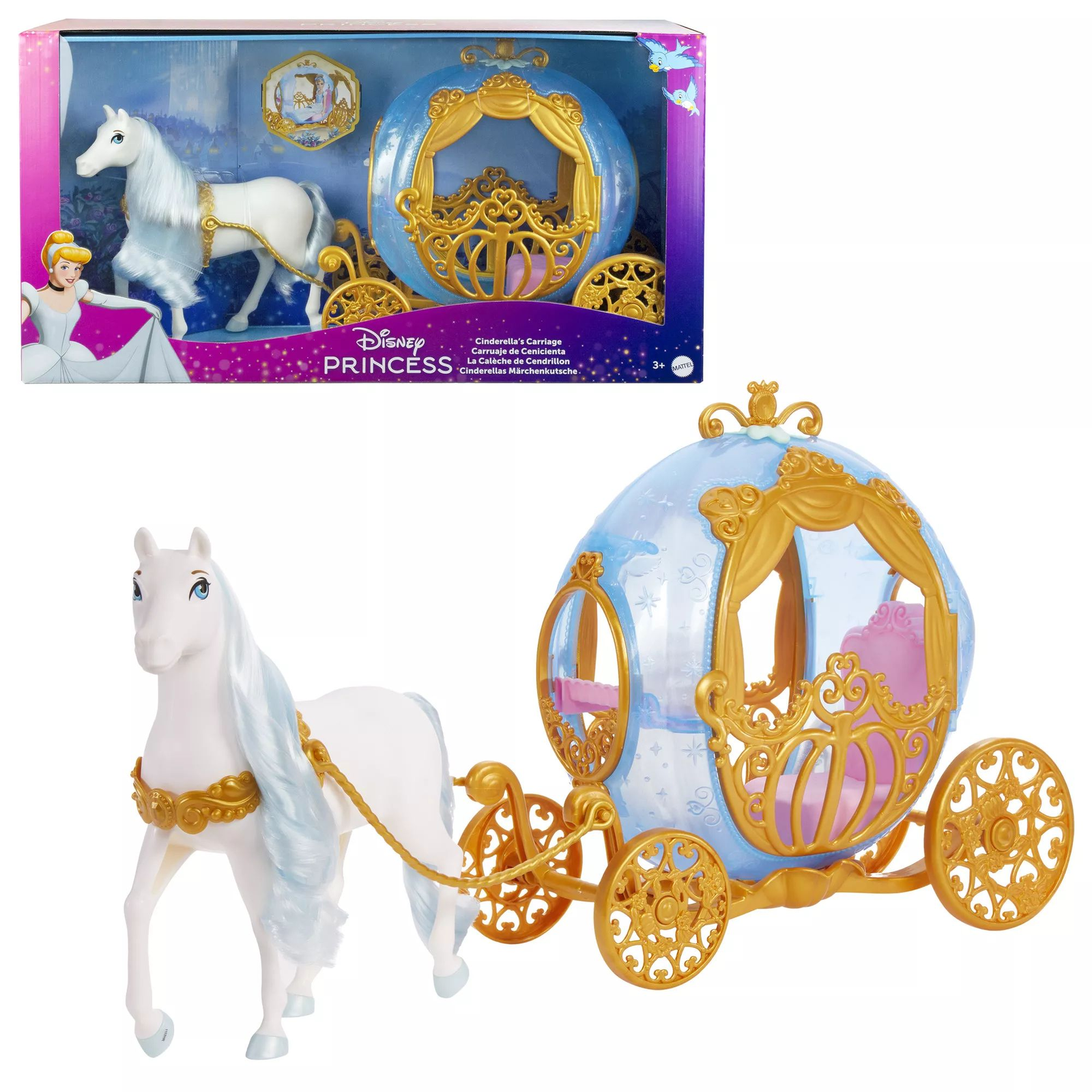 Disney Hercegnők Hamupipőke hintója (HYM33)