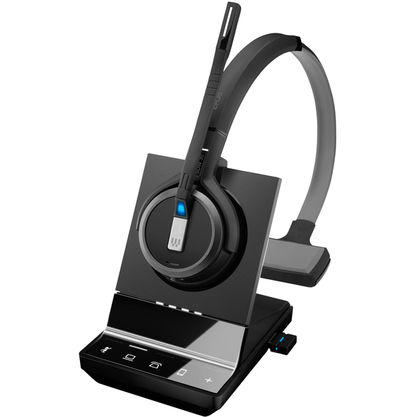 EPOS IMPACT SDW 5036 - EU/UK/AUS Слушалки Безжичен Лента за глава Офис/Център за обаждания Черен