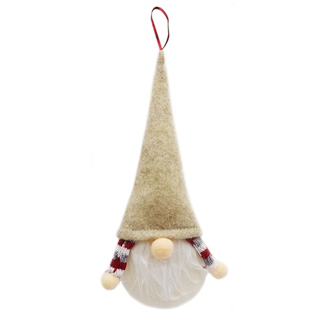 KARÁCSONYI MANÓ 25CM BÉZS