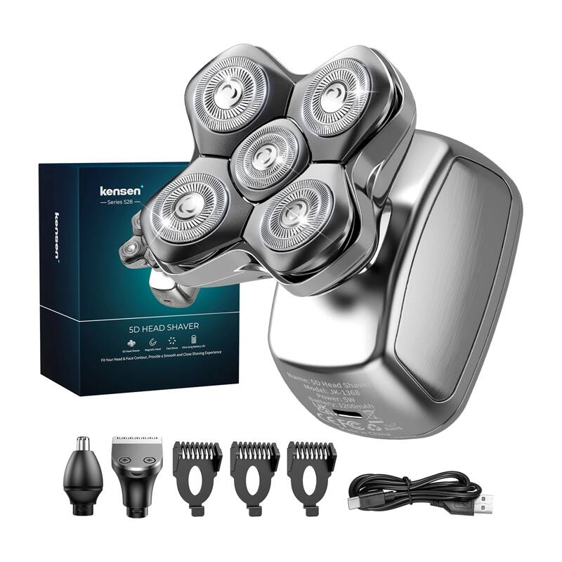 Kensen 05-KGTJ41-10A Vezeték nélküli Akkus Nedves-Száraz Testszőrnyíró - Ezüst (05-KGTJ42-0QA)