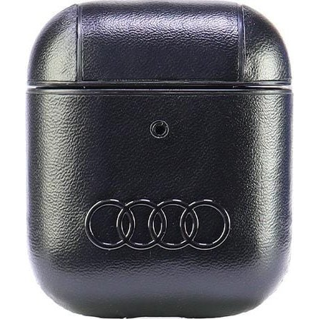 Audi AU-AP-GT/D3-BK Leather Big Logo tok AirPods - fekete ( )