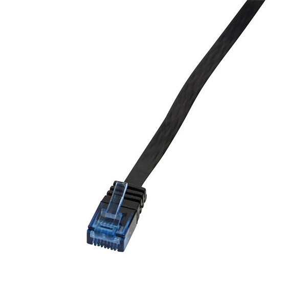 LogiLink CP0135B U/UTP/телефонен плосък кабел Cat.5e 2m черен (CP0135B)