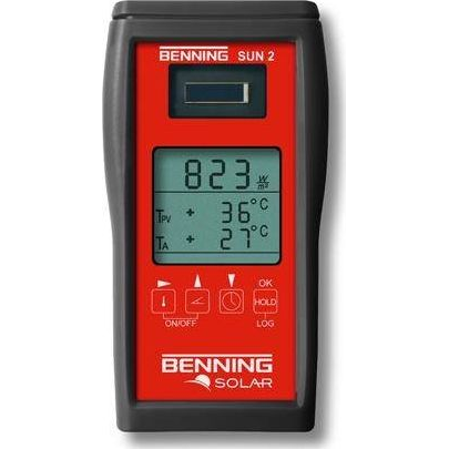 Benning SUN 2 Napfény besugárzás mérő, napfény mérő és hőmérséklet mérő műszer (BG050420)