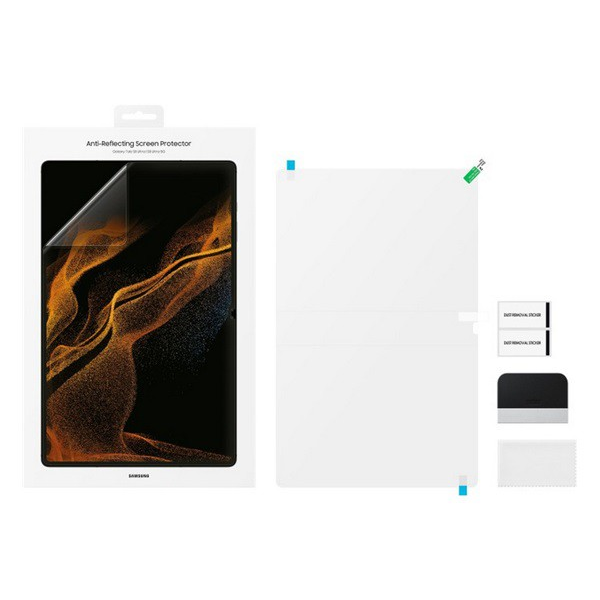 SAMSUNG képernyővédő fólia (extra karcálló, tükröződésmentes, hosszantartó védelem) ÁTLÁTSZÓ [Samsung Galaxy Tab S8 Ultra LTE (SM-X906)]