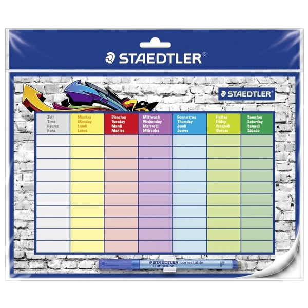 Staedtler Lumocolor 30 x 20cm Napi tervező - Színes