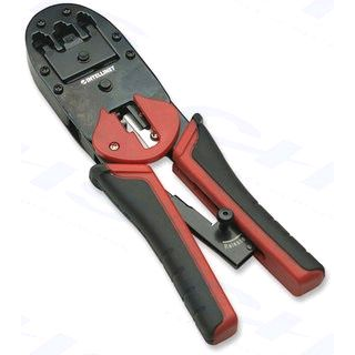 Intellinet 211048 Kabel-Crimper Crimpwerkzeug Schwarz, Blau, Orange