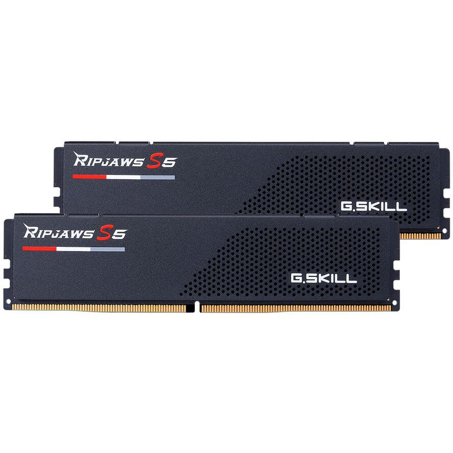RAM памет G.SKILL Ripjaws S5 — F5-6000J3444F64GX2-RS5K, 128 GB (2 × 64 GB), DDR5