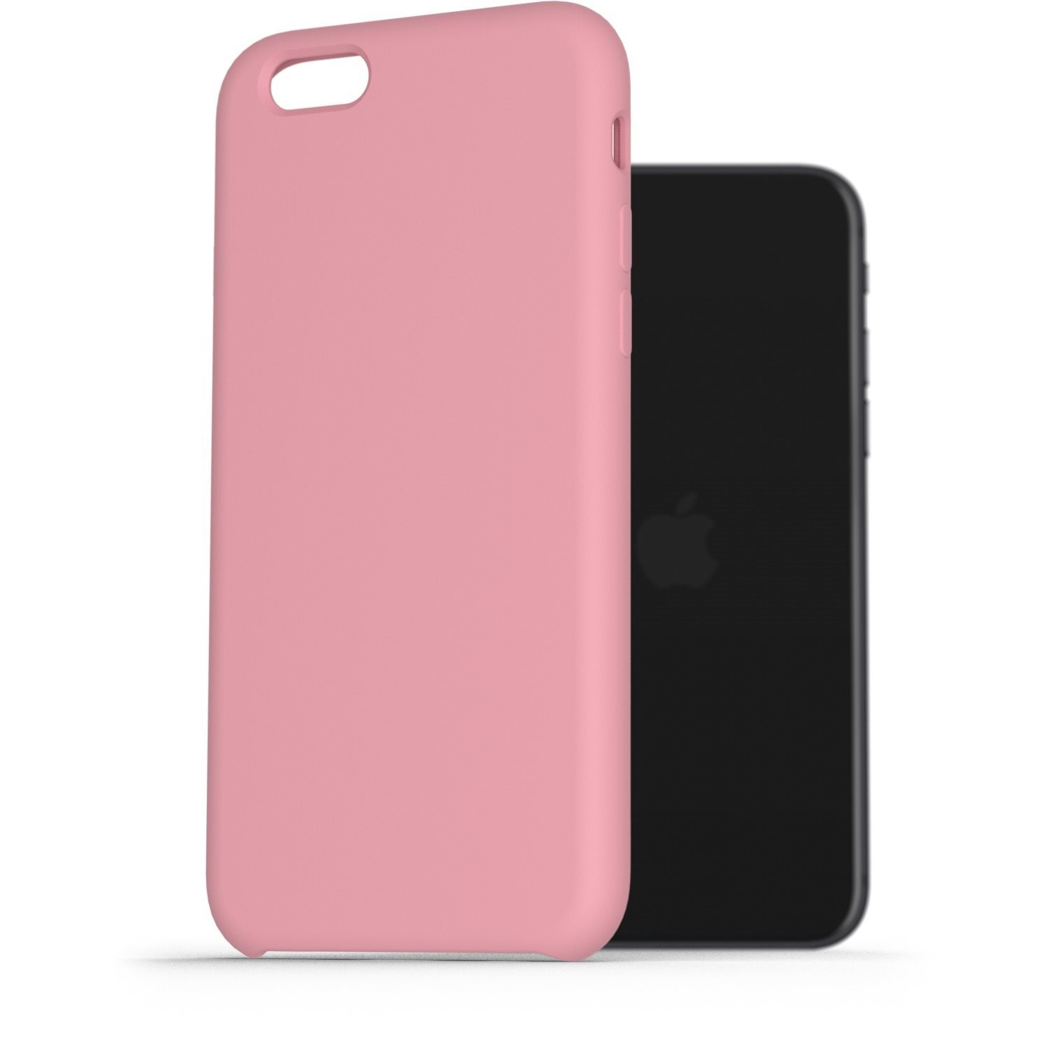 AlzaGuard Premium Liquid Silicone Case iPhone 7 / 8 / SE 2020 / SE 2022 rózsaszín tok (AGD-PCS0001P)