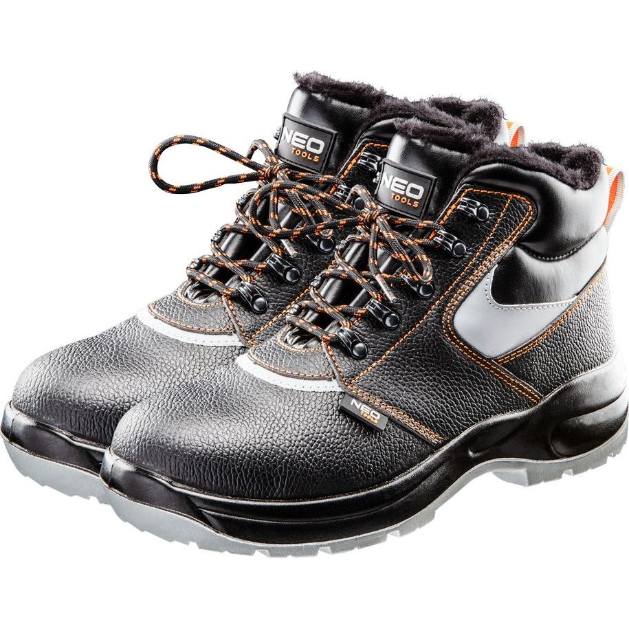 NEO 82-144 Munkabakancs, Hőszigetelt, Vízálló, Bőr, S3Src, Acélbetéttel, Béléssel, 43 (82-144)