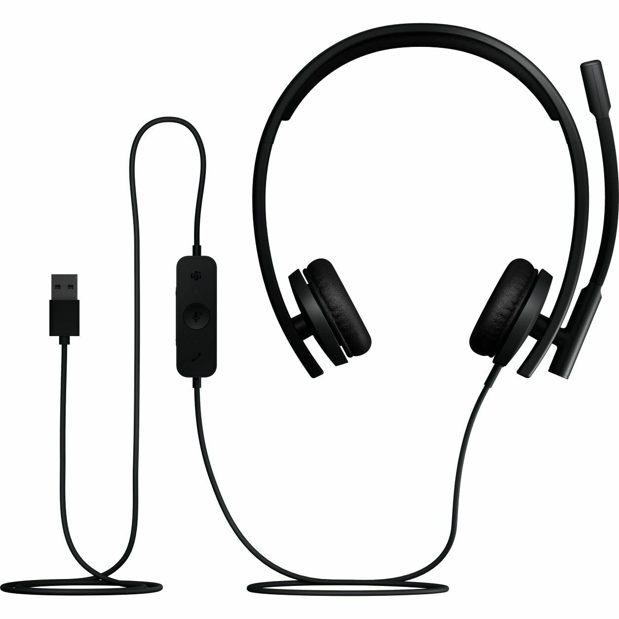 Logitech H570E USB-A Call Center Sztereo Headset - Fekete (981-001430)