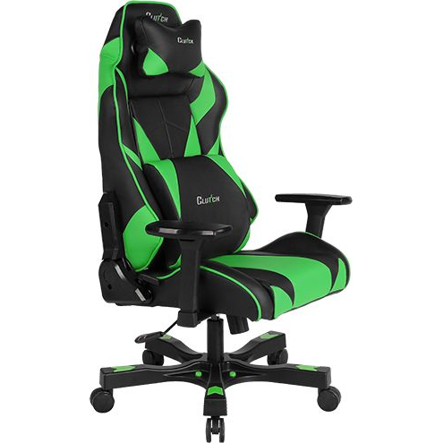 Fotel Clutch Chairz Gear Series Bravo zielony (GRB66BG)