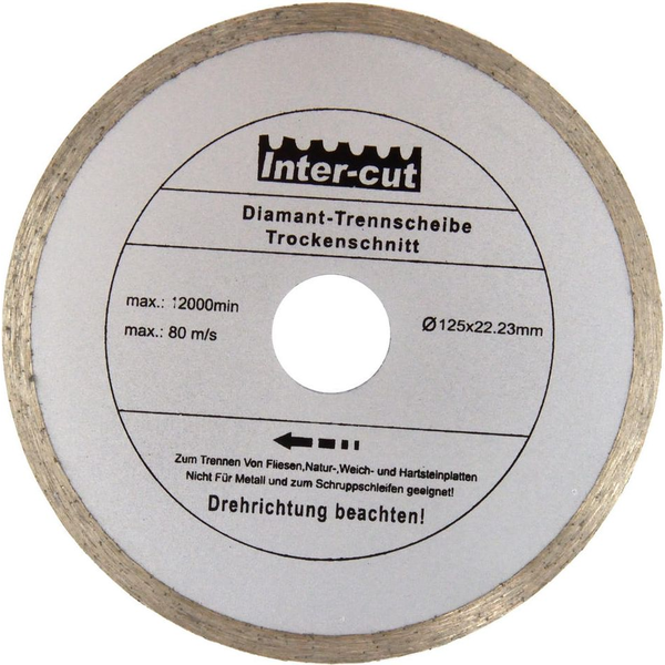  Geko Tarcza diam.125mm Pełna szara (200)