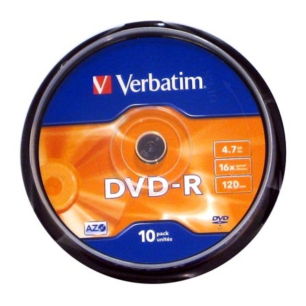 Verbatim DVD-R Matt Silver 4,7 GB 10 броя