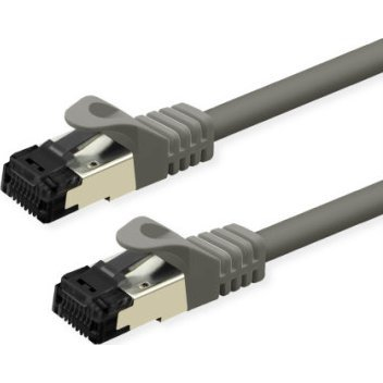  Triton Kabel krosowy VALUE S/FTP (PiMF) kat. 8 (klasa I), LSOH, elastyczny, szary, 1 m