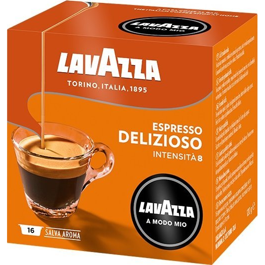 Kávové kapsuly LAVAZZA A Modo Mio DELIZIOSO, 16 kapsúl