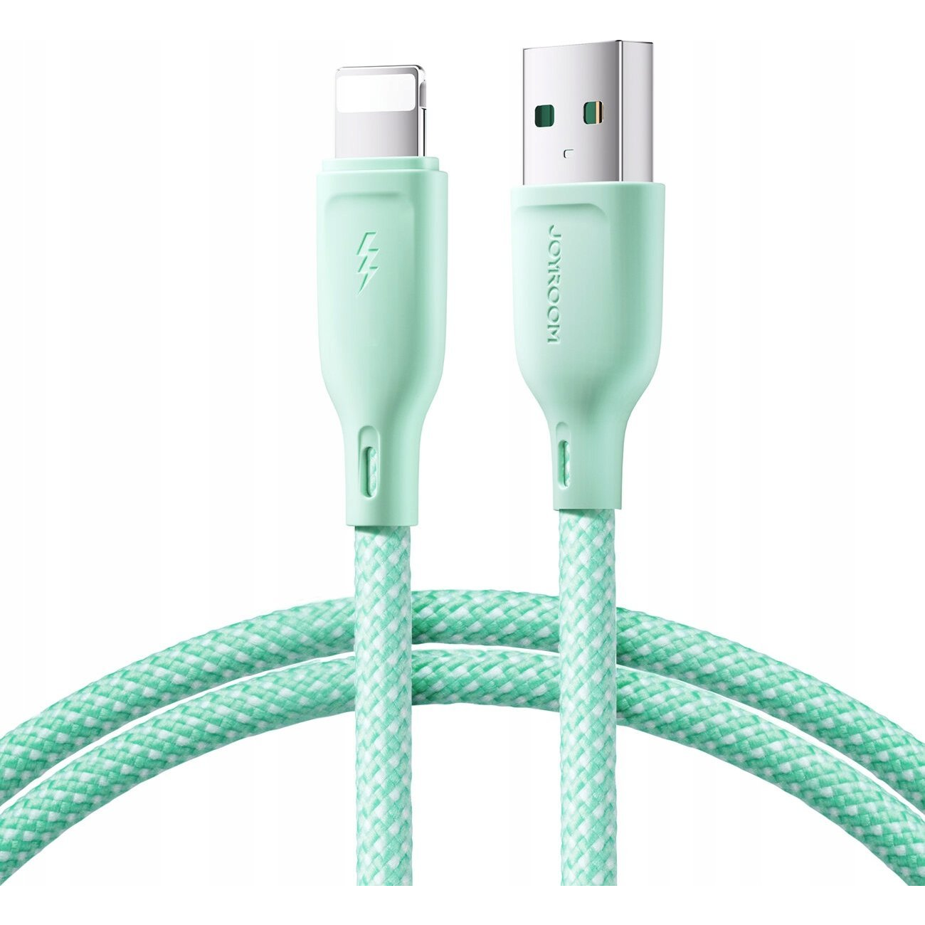 Joyroom Multi-Color Series SA34-AL3 USB-A/Lightning 3A Kábel 1 m - Arany (JYR789)