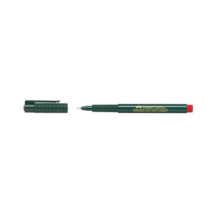 Faber-Castell Finepen 1511 0.4 mm Tűfilc - Piros (263282)