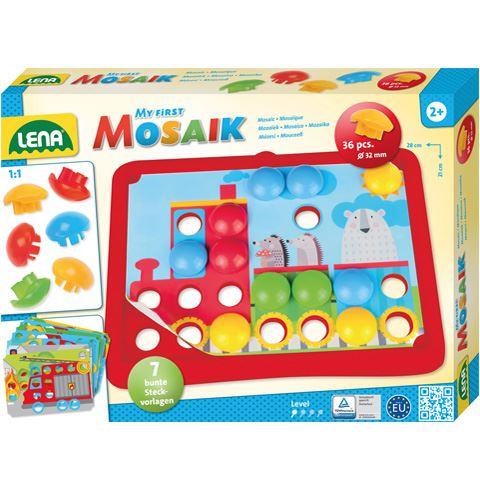 Lena Mosaik: Első pötyim játékszett - Járművek (35633) (L35633)