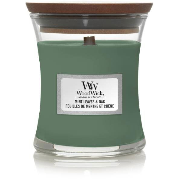 WOODWICK Mint Leaves & Oak 275 g (5038581141947)