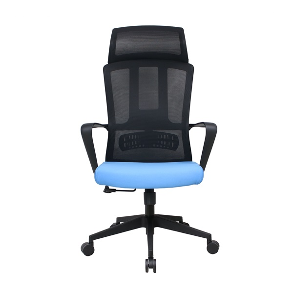 IRISOffice Astra kék/fekete ergonómikus, szövet-hálós irodai forgószék fej és háttámasszal (ASTRA KÉK FEKETE)
