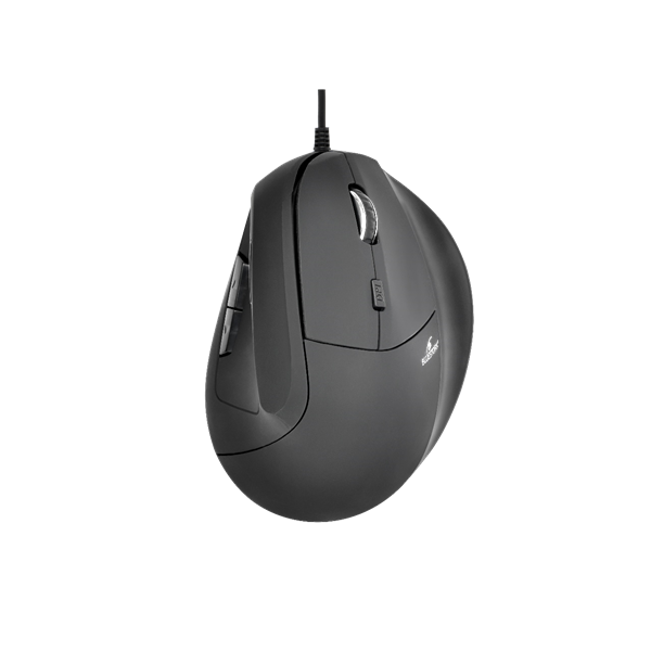 Bluestork M-W-ERGO Vezetékes Ergonómikus Egér 7200 DPI - Fekete