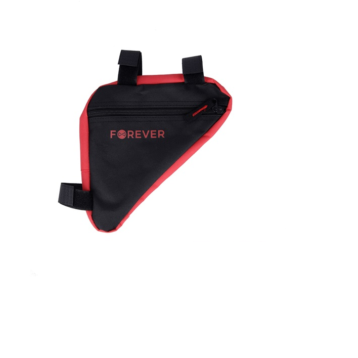 Forever FB-100 Kerékpár táska - Fekete/Piros (69217)