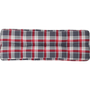 piros kockás szövet raklappárna 120 x 40 x 12 cm