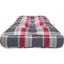 piros kockás szövet raklappárna 120 x 40 x 12 cm