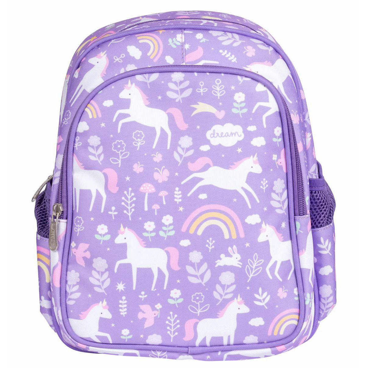 A Little Lovely Company Nursery backpack - unicorns and rainbow (ALLC_BPUDPU74)