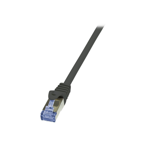 Patchcord S/FTP 6a Logilink RJ45 / RJ45 10 m černý