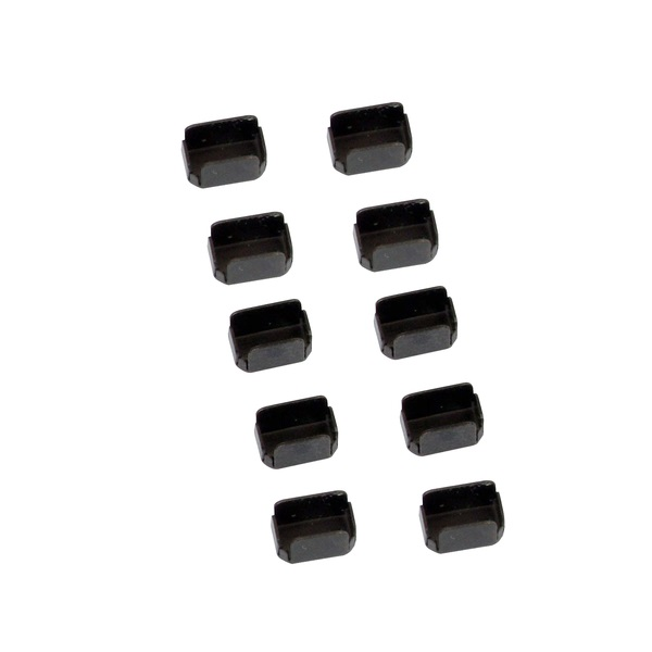 Lindy 40456 poortblokker DisplayPort Zwart Acrylonitrielbutadieenstyreen (ABS) 10 stuk(s)
