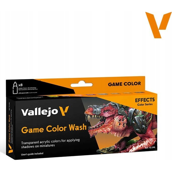  Vallejo Vallejo: 72.190 - Game Color - Game Color Wash (8x18 ml)