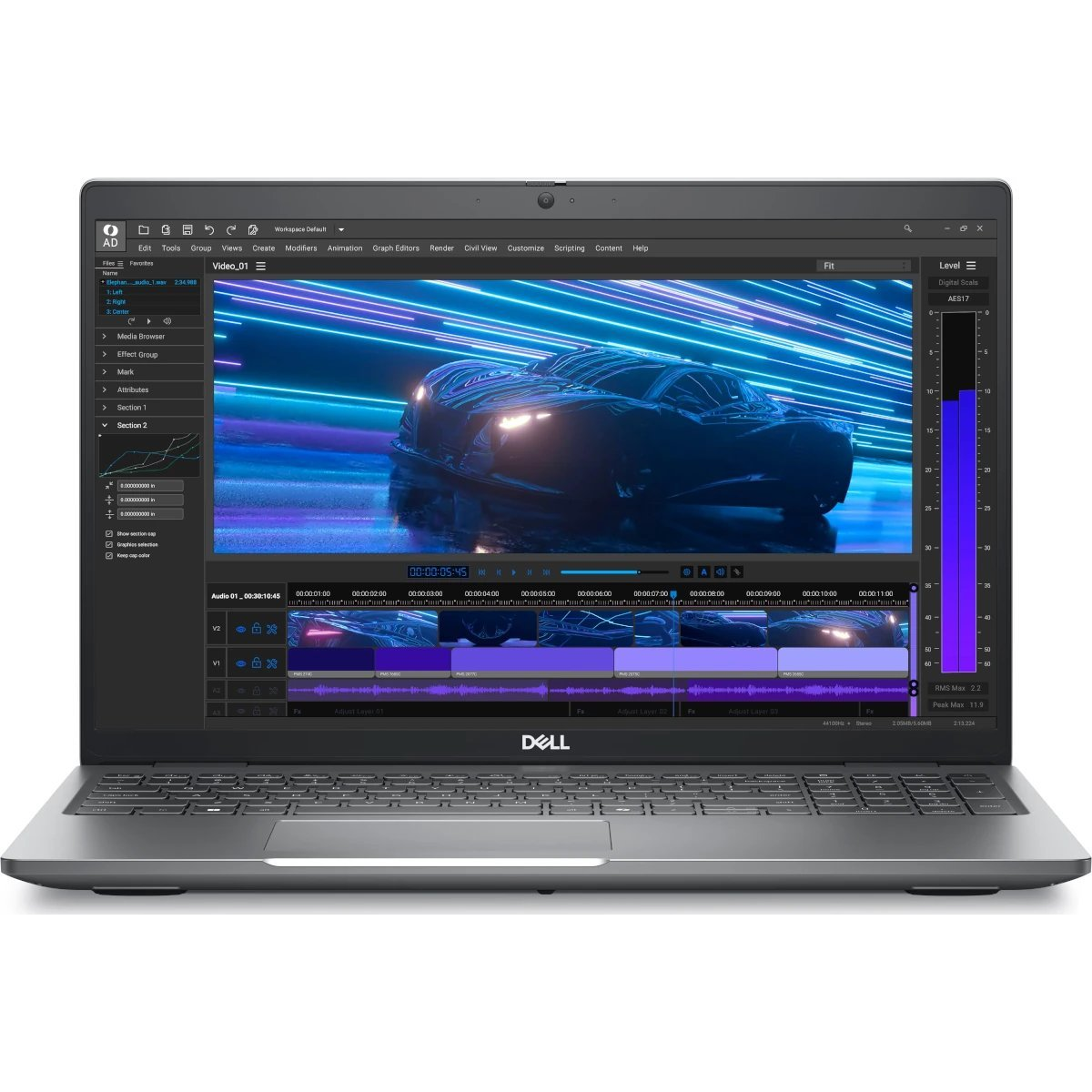 DELL Precision 3591 Intel Core Ultra 7 155H Mobil munkaállomás 39,6 cm (15.6